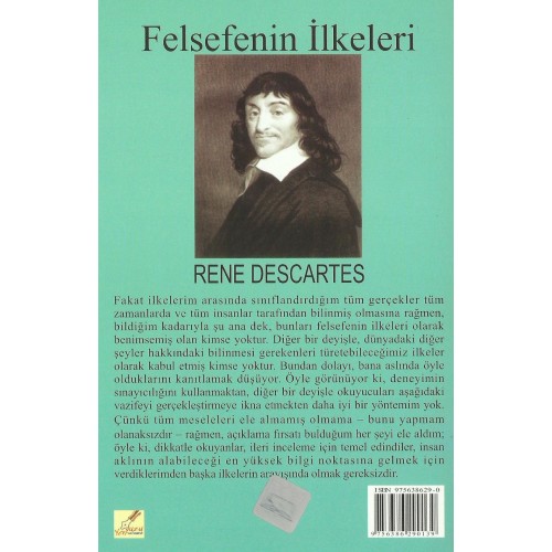 Felsefenin İlkeleri- R. Descartes Felsefenin İlkeleri- R. Descartes